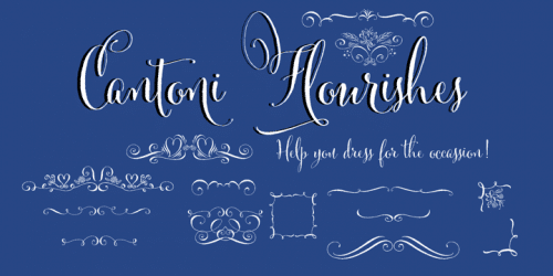 Cantoni Font 18