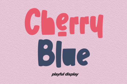 Cherry Blue Font