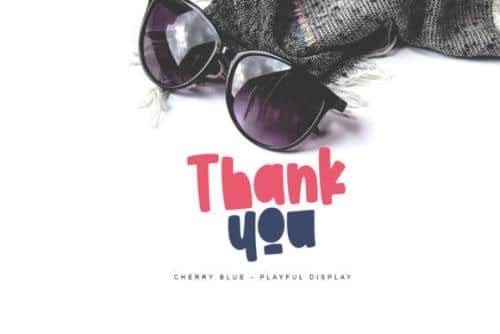 Cherry Blue Font 11