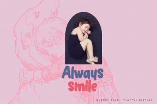 Cherry Blue Font 2