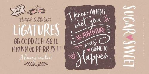 Chin Up Buttercup Font 3