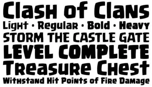 Clash Royale Font 2