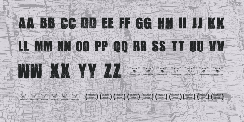 Cook County Jailhouse Font 2