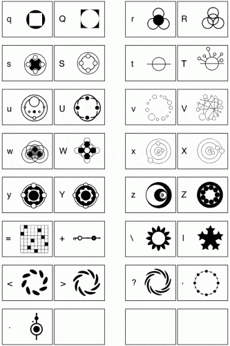 Crop Circle Dingbats Font 2