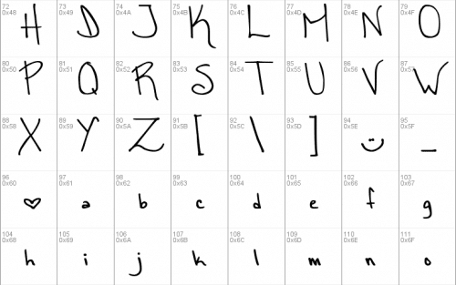 DJB Cassandra Font 3