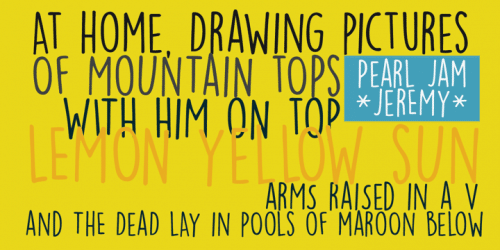 DK Lemon Yellow Sun Font 2