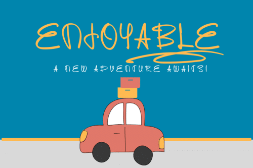 Enjoyable Font (1)