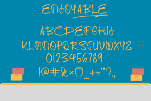 Enjoyable Font 3