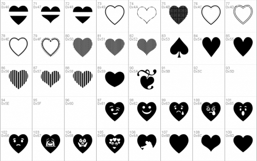 Font I Love You Font 3