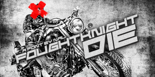 FoughtKnight Die Font 1