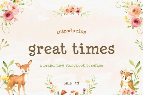 Fuente de Great Times Font 1