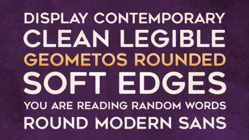 Geometos Rounded Font
