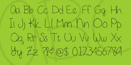 Girl Next Door Font 2