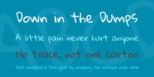 Gloria Hallelujah Font 2