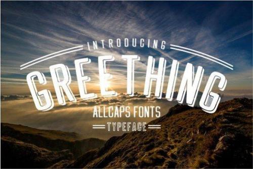 Greething Sans Font 1