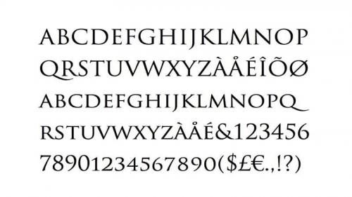 Hamilton Font 2
