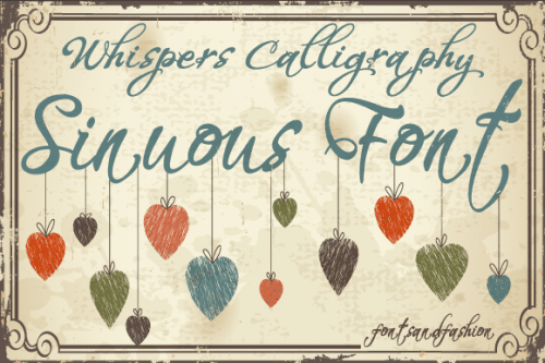Happy Valentine's Day Font 3