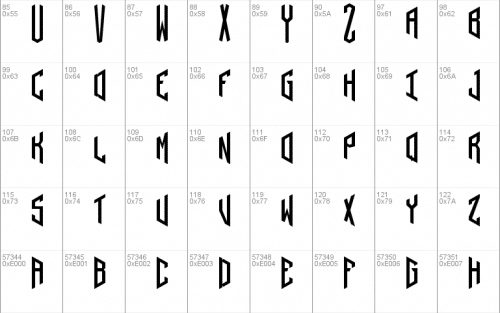 Hex Font 2