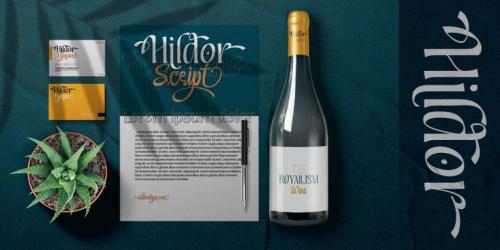 Hildor Script  Font 1
