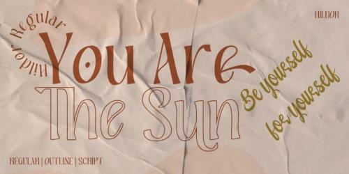 Hildor Script  Font 4