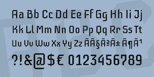 Iceberg Font 4