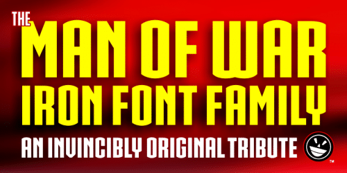 Iron Man Of War 002 NCV Font 1