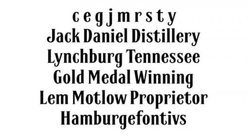 Jack Daniels Font 2