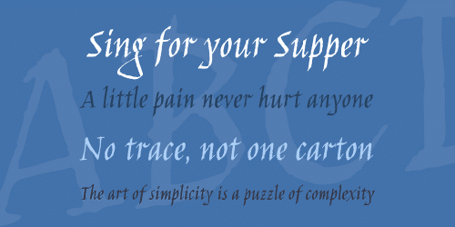 Jim Nightshade Font 1