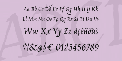 Jim Nightshade Font 3