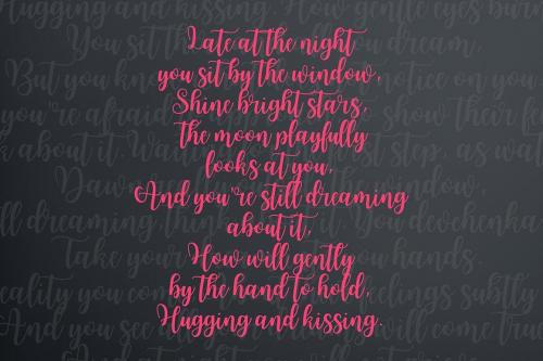 Joshico Modern Caligraphy Font 11