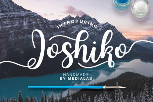 Joshico Modern Caligraphy Font 2
