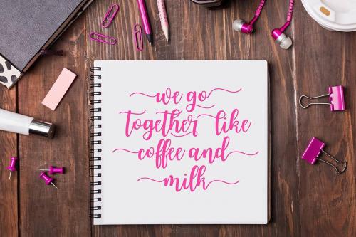 Joshico Modern Caligraphy Font 5