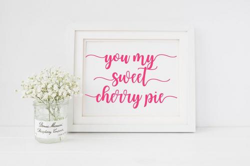 Joshico Modern Caligraphy Font 6