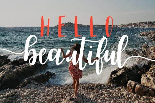 Joshico Modern Caligraphy Font 9
