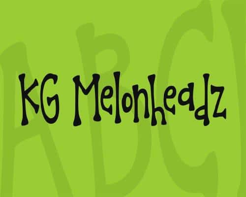 KG-Melonheadz-Font-0