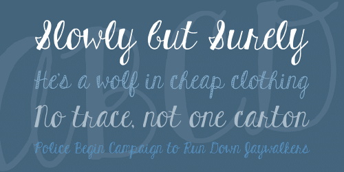 KG Hard Candy Font 1