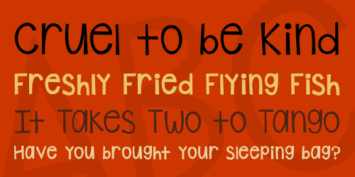 KG Shake It Off Font 1