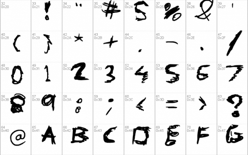 Knives And Pens Font 1