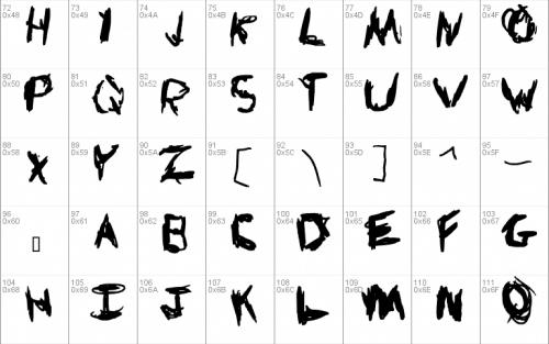 Knives And Pens Font 2