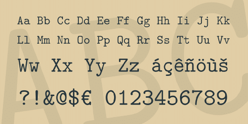 LatinModern Mono Font 3