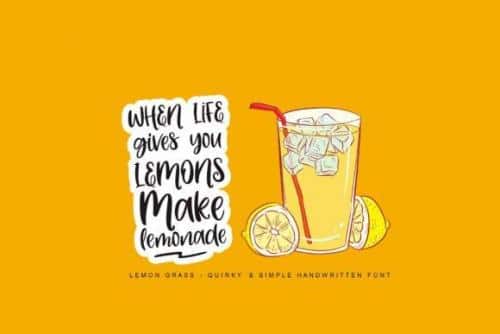 Lemon Grass Font 1