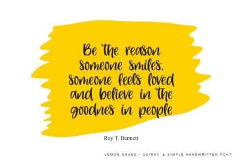 Lemon Grass Font 5