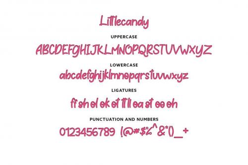 Littlecandy Font 4