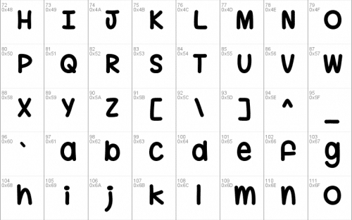 MF Hug Me Tight Font 3