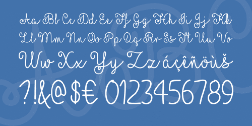 MF Yellow Butterflies Font 2