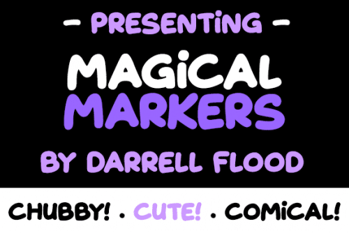 Magical Markers Font