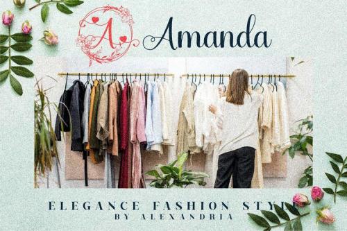 Marliana Monogram Font 3