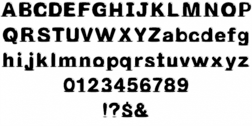 Melted Font 1