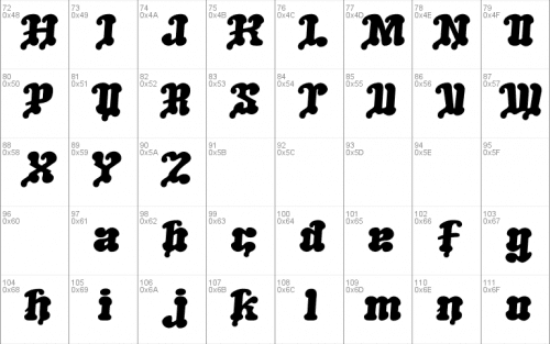 Melting Ice Cream G Font 3