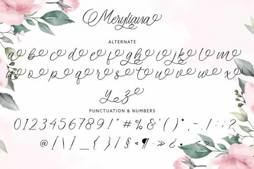 Meryliana Font 3
